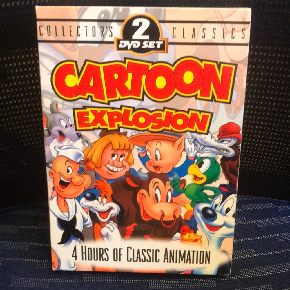 Cartoon Explosion *** 2 DVDs = 4 Hours of Classic Animation ** ***6 for $25***